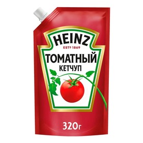 Кетчуп Хайнц Томатный 320г м/у