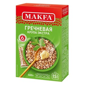 Крупа Гречневая Макфа вар/пак  400г