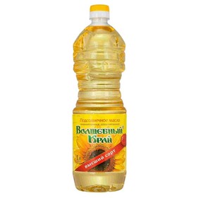 Масло подсолнечное Волшебный край 1 л
