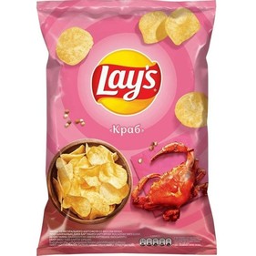 Чипсы Лейз краб 140г