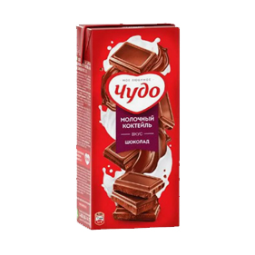 Коктейль молочный Чудо шоколад 2% 960г т/п ВБД